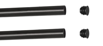 ДВОЙНОЙ КАРДИН ЧЕРНЫЙ 120 см / Ø 16 + 16 мм BOJANEK STUDIO LOFT MATT