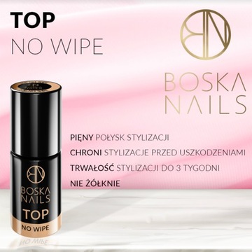 Boska Nails Pro Rubber Base Baza Hybrdyowa + Top