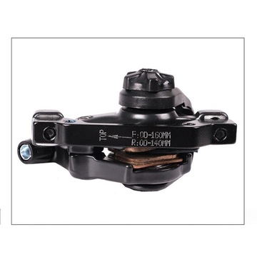 Mechaniczny zacisk hamulca tarczowego rowerowego z