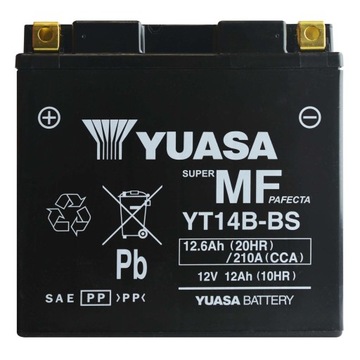 YUASA YT14B-BS 12V 12,6AH 210A L+ URUCHOMIONY!!!