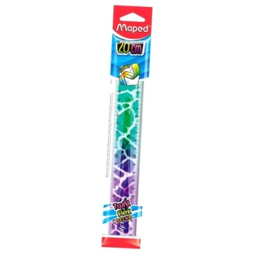 Лінійка шкільна 20 см Maped Twist'n Flex Animals неламка еластична 1 S