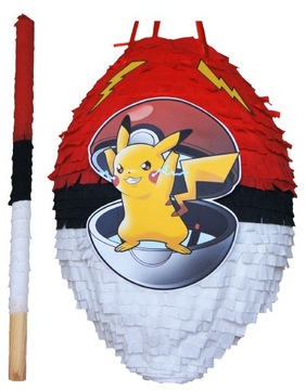 PINIATA POKEMON POKEBALL Pikachu XL + KIJ
