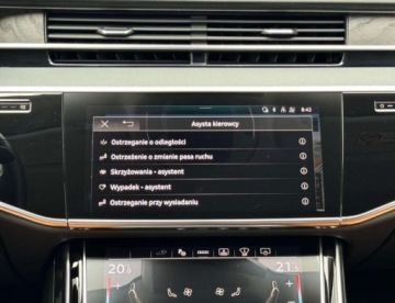 Audi A8 D5 Sedan Plug-In Facelifting 3.0 60 TFSIe 462KM 2023 Audi A8 Kamery 360,Wentylacja,Masaze,Head up 3.0 Hybryda Plug-in 462KM, zdjęcie 25