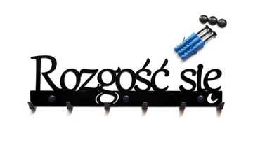 Rozgość się 50cm wieszak ścienny na ubrania Pomysł na Prezent dekoracja