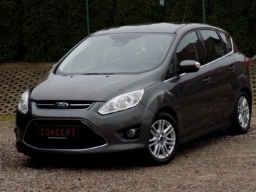 Ford C-MAX II Minivan 1.0 EcoBoost 125KM 2015 Ford C-MAX TITANIUM Kamera Navi ParkAssist LineAssist Keyless Benzyna 125KM