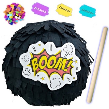 PINIATA BOOM NA URODZINY PINATA BOMBA + GRATISY