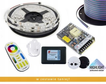10m Zestaw schodowy oświetlenie schodowe WS2811 RGB 24V