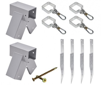 Соединители комплекта поворотных 90х90 серый (90)