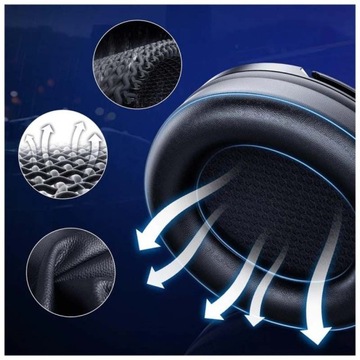 ONIKUMA K9 ИГРОВЫЕ НАУШНИКИ ДЛЯ ИГРОВ RGB СВЕТОДИОДНЫЕ С КОШАЧЬИМИ УШАМИ КОШАЧЬИ УШИ