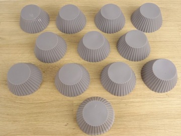 СИЛИКОНОВЫЕ ФОРМЫ ДЛЯ МАФИНОВ, МАФФИНОВ, 12 ШТ.