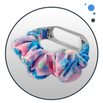 РЕМЕНЬ для браслета XIAOMI MI BAND 5/6 SCRUNCHIE PATTERNS