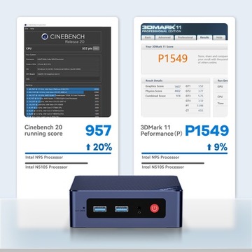 Мини-ПК Beelink MINI S12 Windows 11 Mini Wifi5 BT4.2