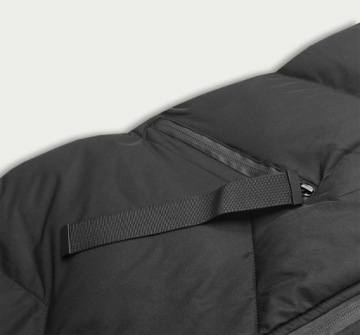 КУРТКА С ДЛИННЫМИ РУКАВАМИ И КАПЮШОНОМ 5M788 ЧЕРНАЯ L (40)