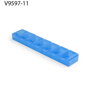 100 x Контейнер для лекарств с 7 отделениями ВАШ ПЕЧАТЬ