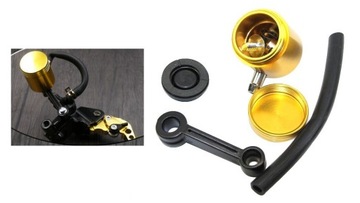 БАЧОК ТОРМОЗНОЙ ЖИДКОСТИ АЛЮМИНИЕВЫЙ ПОРШЕНЬ ТОРМОЗНАЯ СЦЕПЛЕНИЕ СЕРЕБРЯНЫЙ