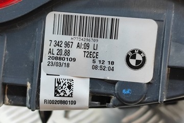 BMW 7 G11 G12 LEVÝ STRANA ZADNÍ VÍKO KUFRU SVĚTLO 7342967 63217342967 25
