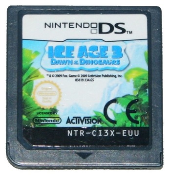 Ice Age 3 Dawn of the Dinosaurs gra na Nintendo DS.