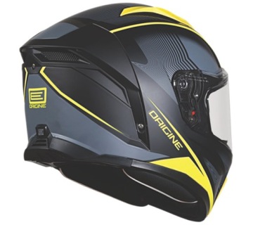 Шлем ORIGINE PISTA ELEMENTARY матовый флуо желтый черный L