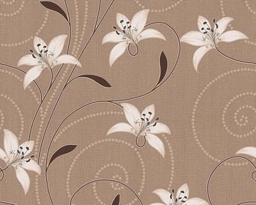 TAPETY TAPETA KWIATY LILIE MAGNOLIE ZMYWALNA