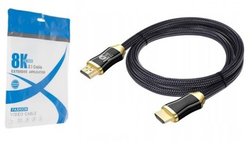 Kabel HDMI 2.1 Premium 8K 60Hz UHD 3m