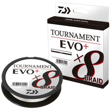 DAIWA TOURNAMENT X8 BRAID EVO+ BIAŁA - 0.12 MM 135