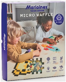 ZESTAW KLOCKI WAFLE MICRO KARTY do Ułożenia 817 El