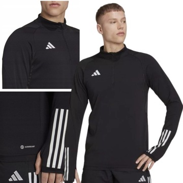 BLUZA ADIDAS PIŁKARSKA SPORTOWA NA TRENING SZYBKOSCHNĄCA KLASYCZNA MODNA XL