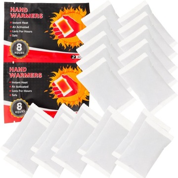 20szt OGRZEWACZ DO RĄK DŁONI HAND WARMER grzejnik do ciała 8 GODZIN
