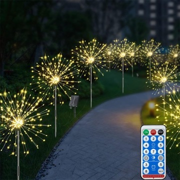 Солнечная лампа, теплый белый, 85 см, 4 шт.