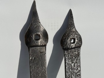 КРАСИВЫЕ СТАРЫЕ Кованые ПЕТЛИ - 101 см - ЧИСТЫЕ