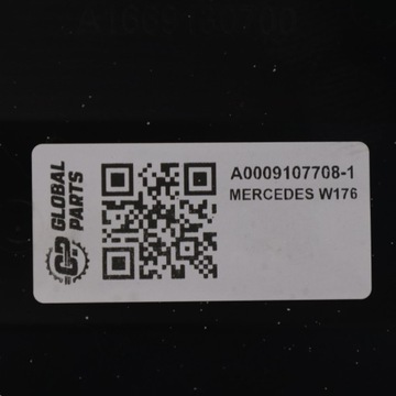 MERCEDES W176 ULOŽENÍ PUMPIČKA PULT SEDADLO PŘEDNÍ A0009107708