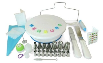 НАБОР АКСЕССУАРОВ ДЛЯ ТОРТОВ ДЛЯ НАЧИНАЮЩИХ И ПРОФЕССИОНАЛОВ