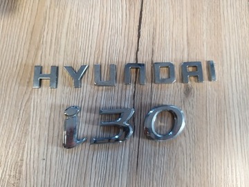 HYUNDAI I30 II 12-16 ZNAKY ZNAK NÁPIS ZADNÍ VÍKO KUFRU