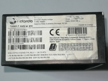 Материнская плата Motorola G Pro XT2043 128 ГБ 100% в порядке