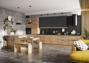 KAM Mono K2 Dąb Arlington BLACK / Czarny MAT P4