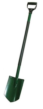 Szpadel Szpiczast 18cm z Trzonkiem Metalowym KARD