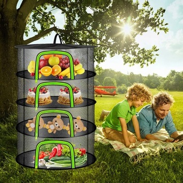 СУШИЛЬНАЯ СЕТКА ДЛЯ СУШКИ ТРАВ И РАСТЕНИЙ, 4 ПОЛКИ