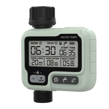Zraszacz Timer Kompaktowy kran z wężem do trawnika ogrodowego