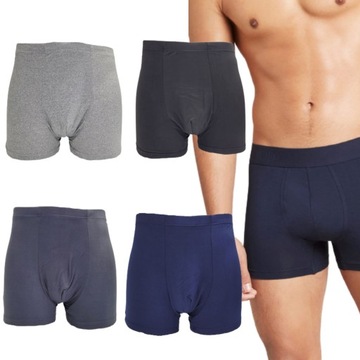4x PREMIUM BOKSERKI MĘSKIE BAMBUSOWE MAJTKI 4XL