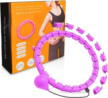 HULA HOP Z OBCIĄŻENIEM Odchudzające Obciążnikiem z Wypustkami HULAHOP