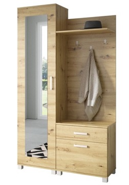 GARDEROBA PRZEDPOKÓJ Z LUSTREM ARTISAN NOWOCZESNA
