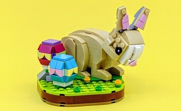 LEGO EASTER Creator 40523 Пасхальные кролики +31133 Белый кролик ИДЕИ