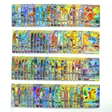 НАБОР КОЛЛЕКЦИОННЫХ КАРТ POKEMON GX 100 шт.