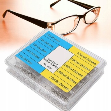 1000 szt. Żelazna śruba do naprawy zegarków