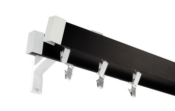 KARNISZ SZYNA ALUMINIOWA PODWÓJNA 400 cm KOLORY