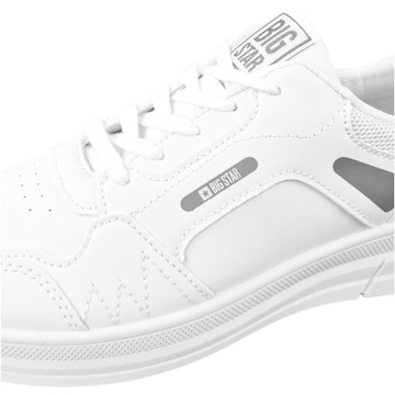 Buty Damskie Big Star Wygodne Sportowe trampki Białe sneakersy NN274A483 36