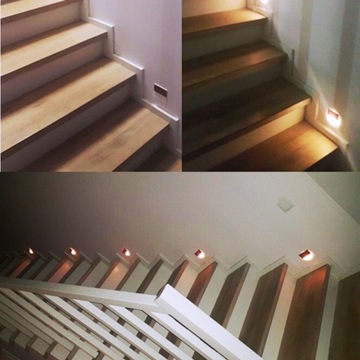Лестничный светильник Светодиодный светильник для лестницы 230В ЧЕРНЫЙ Q1