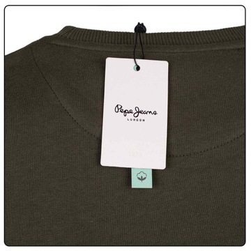 PEPE JEANS OCIEPLANA BLUZA MĘSKA RYAN ZIELONA r.L