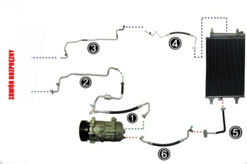ШЛАНГ КОНДИЦИОНЕРА ВОЗДУХА VW SHARAN I LIFT SEAT ALHAMBRA FORD GALAXY 00-10R