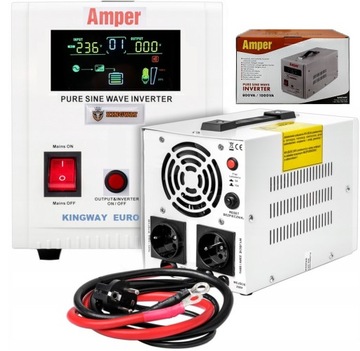 UPS Zasilacz awaryjny CO Pompy CZYSTY SINUS PRO 1000E 1000W 12 Volt Polska